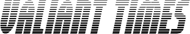 Valiant Times Gradient Italic