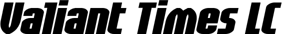 Valiant Times LC Wide Italic