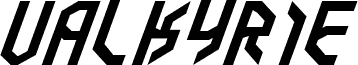Valkyrie Expanded Italic