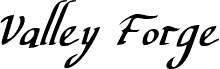 Preview of the Valley Forge Italic font