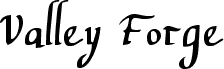 Preview of the Valley Forge font