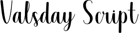 Valsday Script DEMO Regular