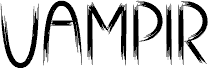 Preview of the Vampir font