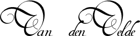 Van den Velde Script