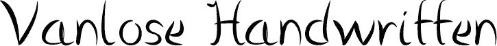 Vanlose Handwritten