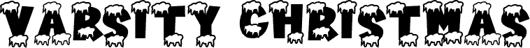 Varsity Christmas carattere