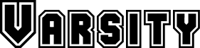 Preview of the Varsity Regular:001.001 font