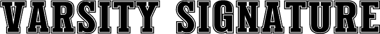 Varsity Signature Outline