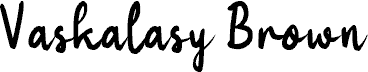 Vaskalasy Brown carattere