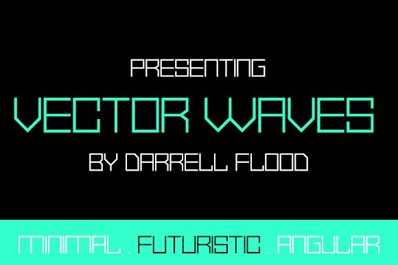 Vector Waves Font