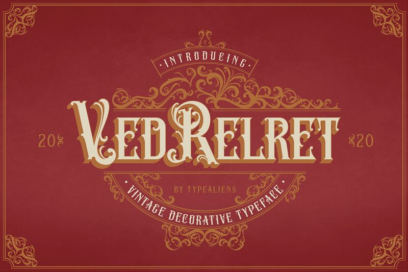 Ved Relret Czcionka