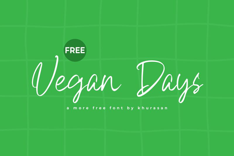 Vegan Days 字体