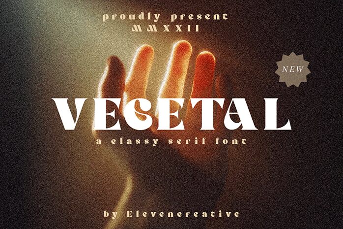 VEGETAL Schriftart