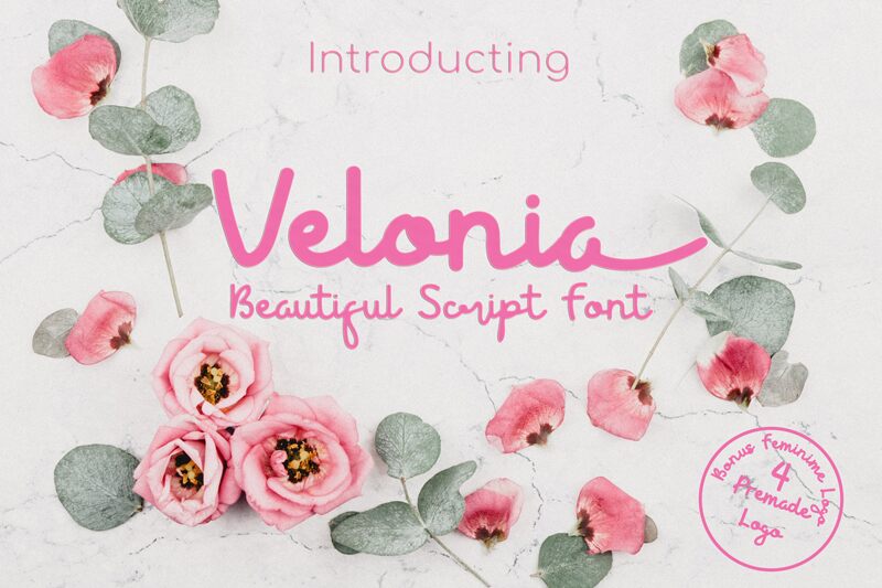 Velonia Schriftart