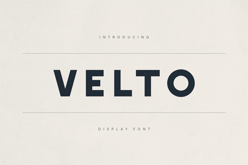 Velto Schriftart