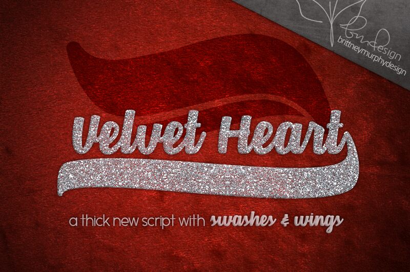 Velvet Heart*  Czcionka
