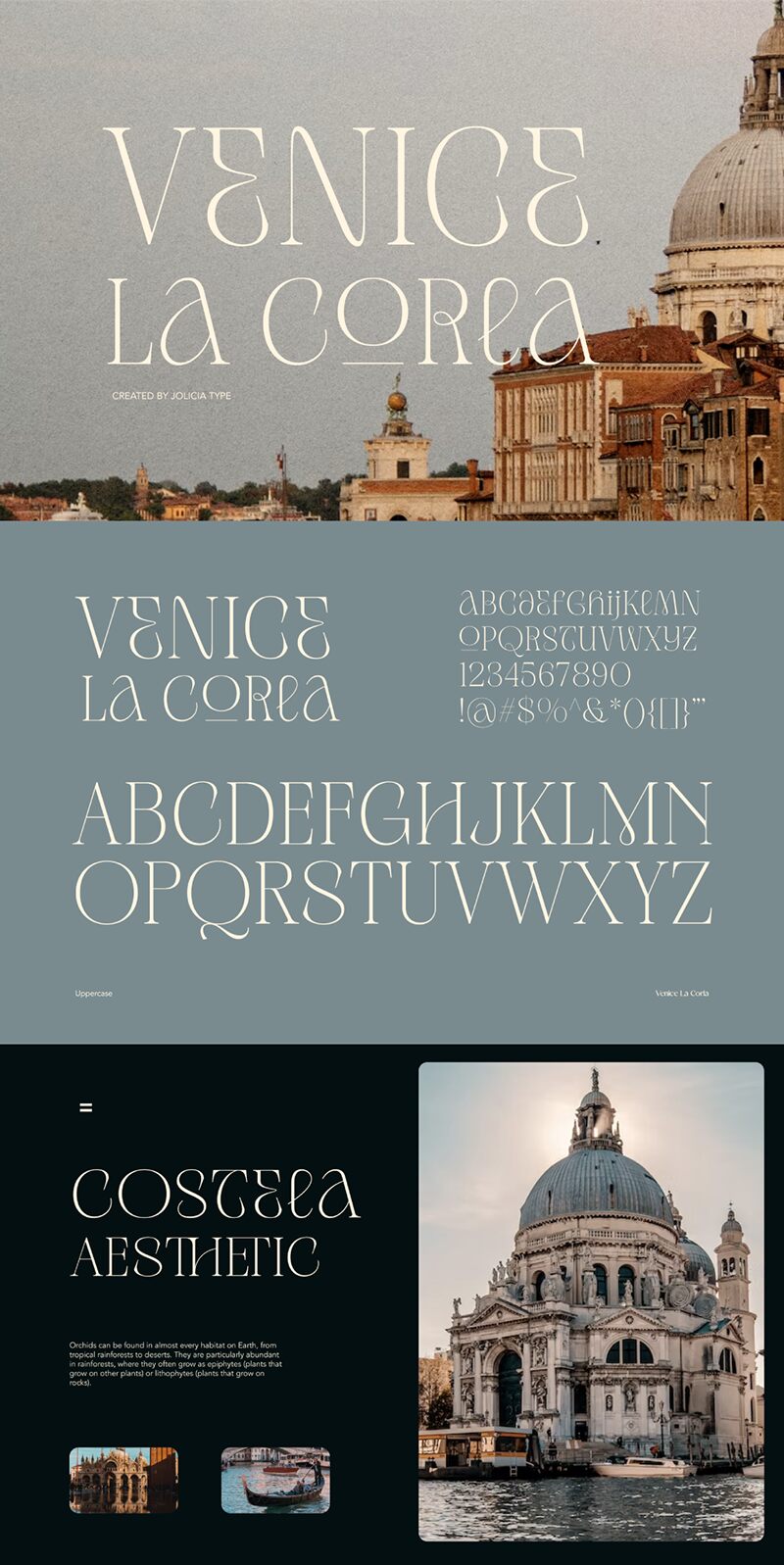 Venice La Corla Schriftart