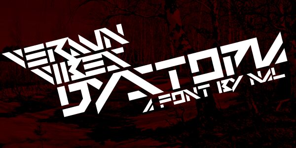 Vermin Vibes Dystopia Schriftart