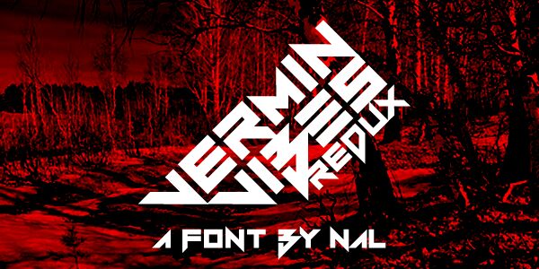 Vermin Vibes Redux Czcionka