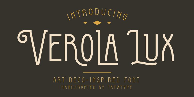 Verola Lux Schriftart