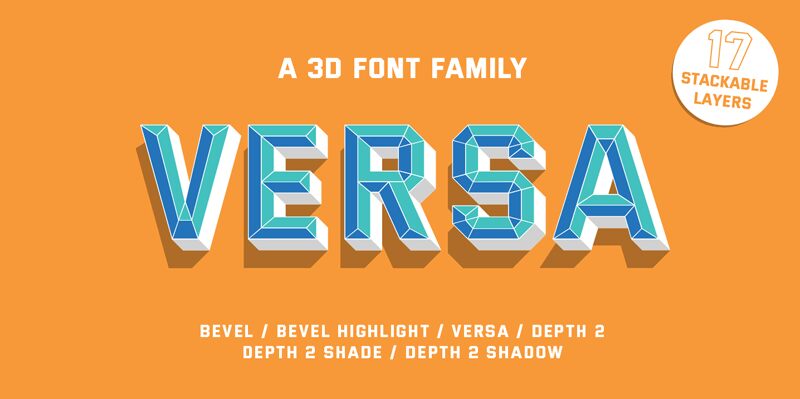 Versa Versa Шрифт