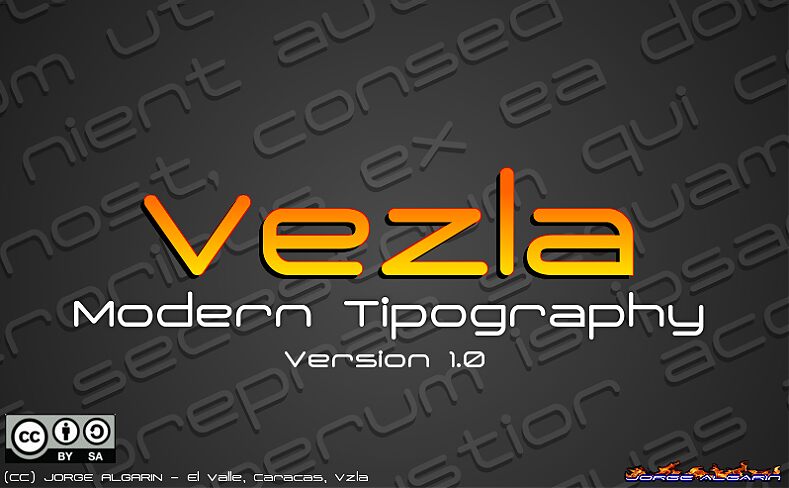Vezla 字体