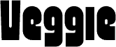 Preview of the Veggie Demo font