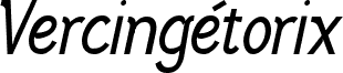 Vercingétorix Regular Italic