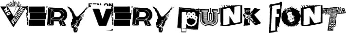 Very very punk font