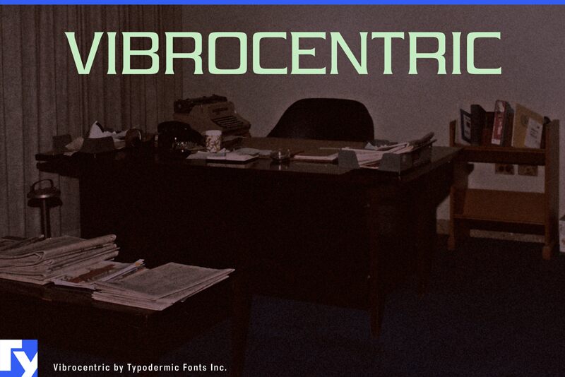 Vibrocentric Czcionka