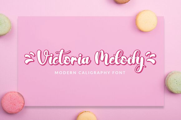 Victoria Melody Schriftart