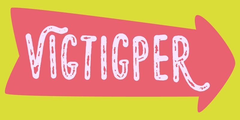 Vigtigper Schriftart