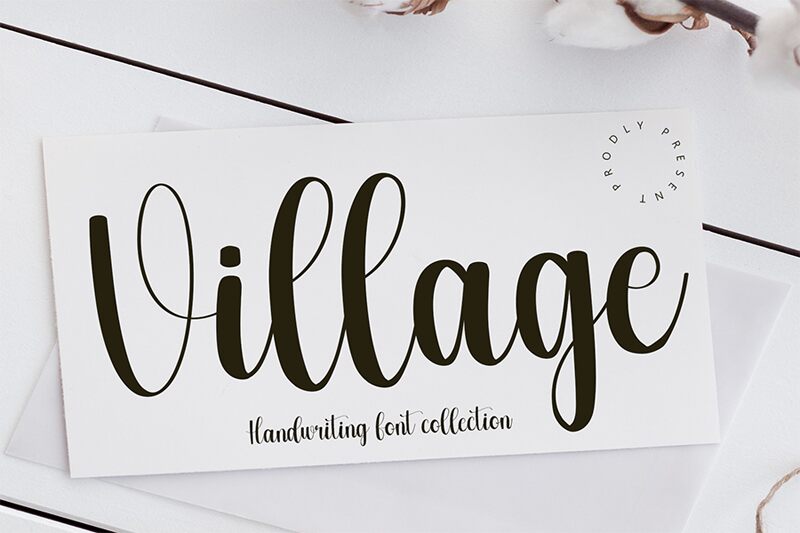Village Schriftart