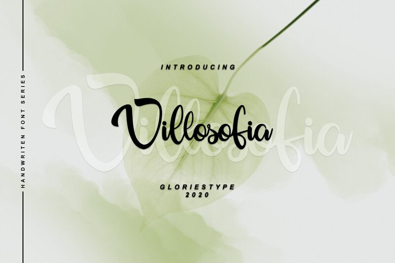 Villosofia Druh písma