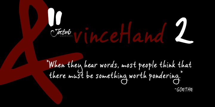 vinceHand II TRIAL Carattere