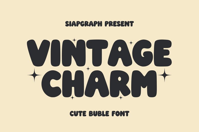 Vintage Charm Шрифт
