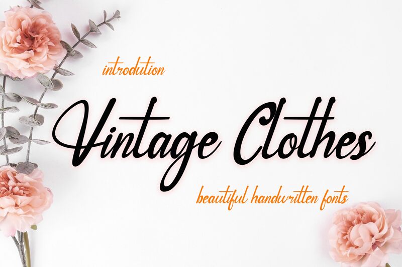 Vintage Clothes Czcionka