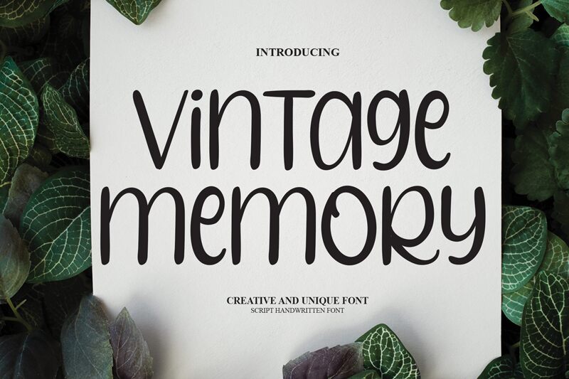 Vintage Memory 字体