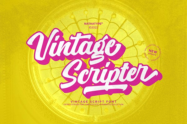 Vintage Scripter Schriftart
