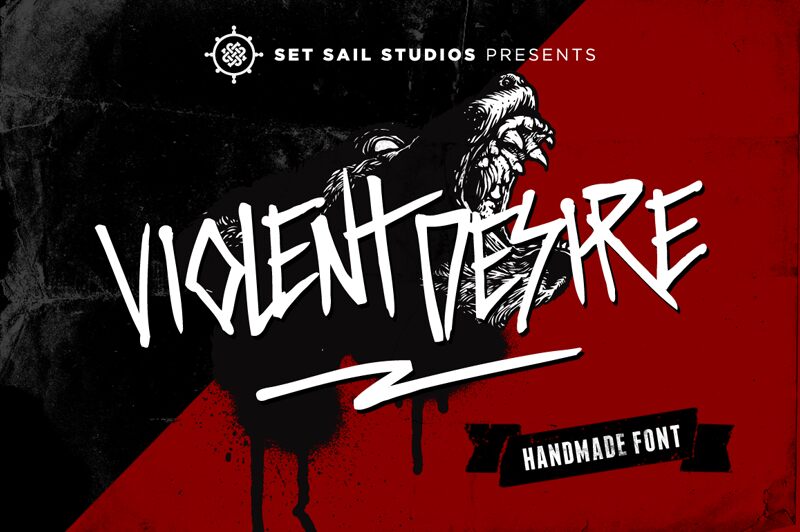 Violent Desire Schriftart