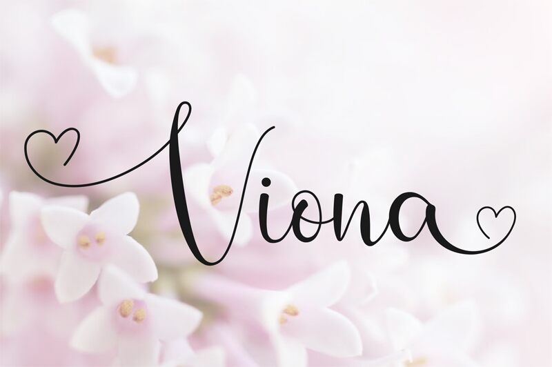Viona Schriftart