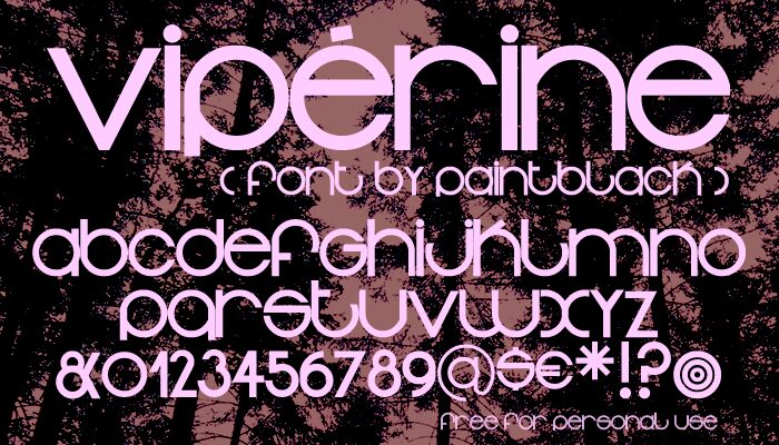 viperine Czcionka