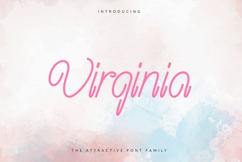 Virginia Schriftart