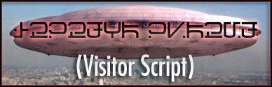 Visitor Script Schriftart
