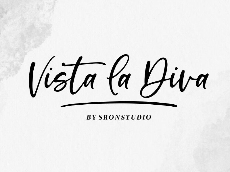 Vista La Diva الخط