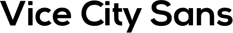 Vice City Sans Bold