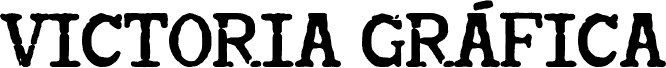 Victoria Gráfica Schriftart