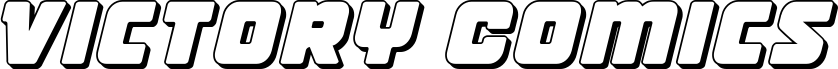 Anteprima del carattere Victory Comics 3D Semi-Italic
