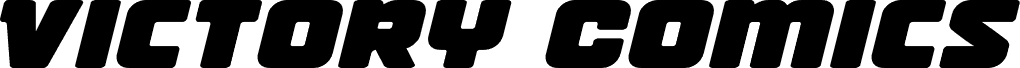 Anteprima del carattere Victory Comics Expanded Semi-Italic