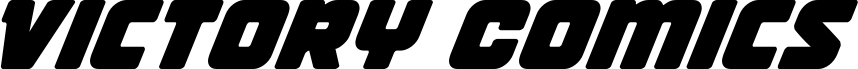Anteprima del carattere Victory Comics Italic